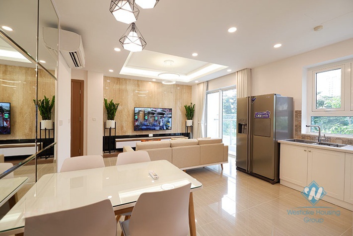 Nice and clean two bedrooms apartment for rent in Ciputra Urban, Tay Ho district, Ha Noi